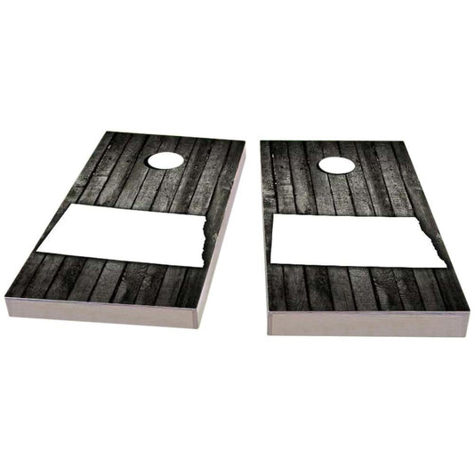 North Dakota Wood Slat All-Weather Cornhole