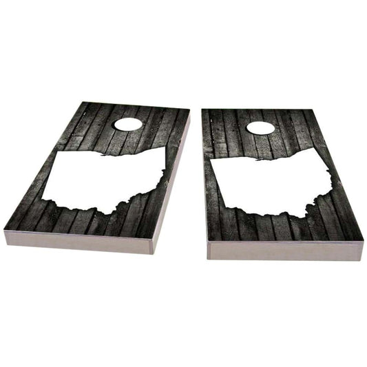 Ohio Wood Slat All-Weather Cornhole