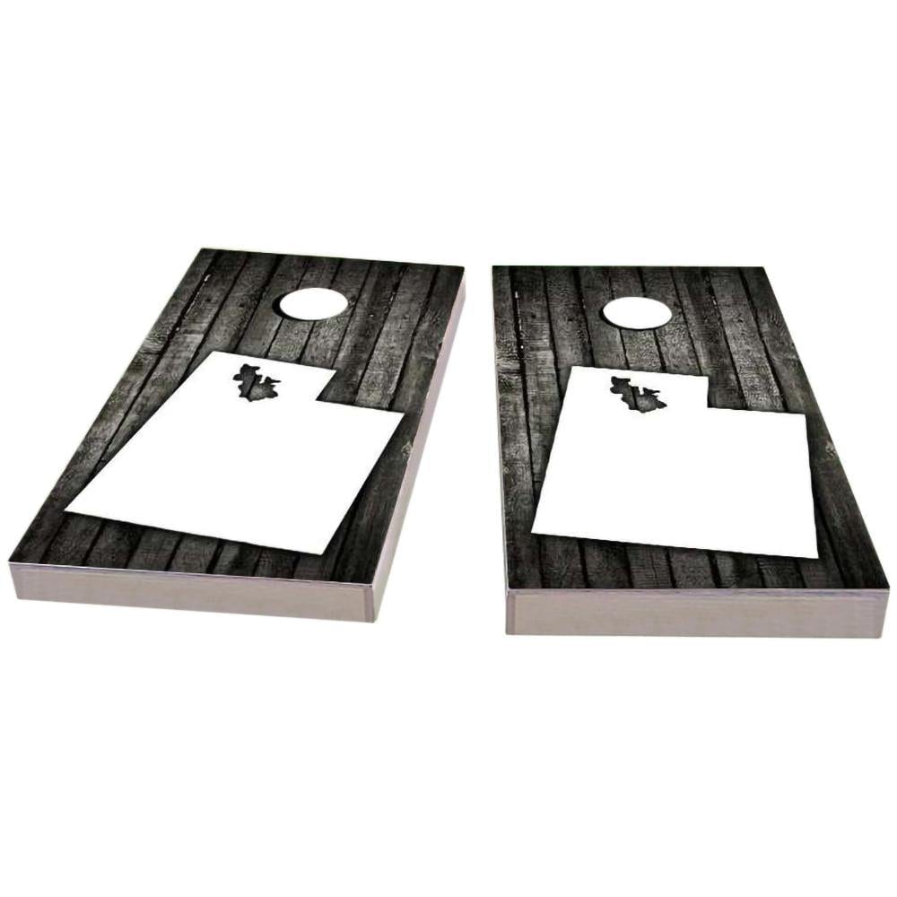 Utah Wood Slat All-Weather Cornhole