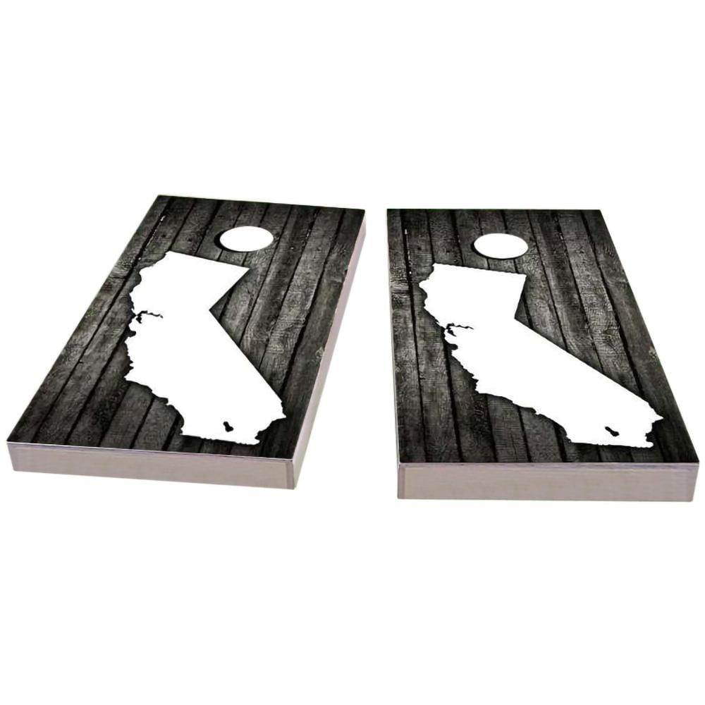 California Wood Slat All-Weather Cornhole