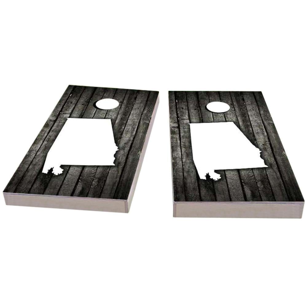 Alabama Wood Slat All-Weather Cornhole