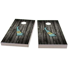 Delaware Wood Slate & Map Cornhole Boards
