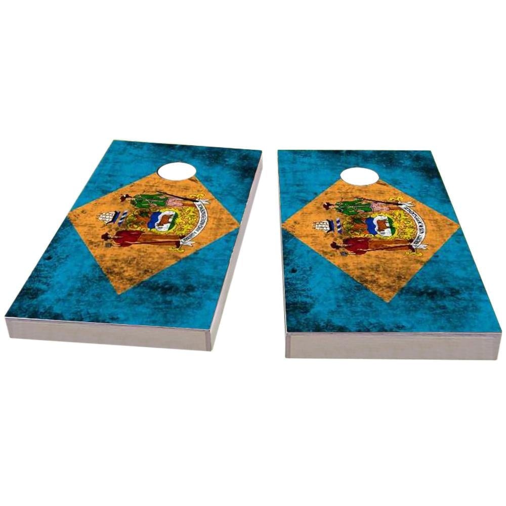 Delaware Worn Cornhole Boards