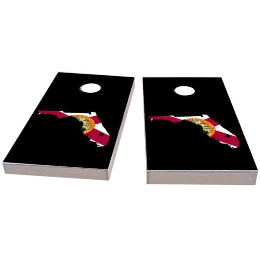 Florida Outline (Black) All-Weather Cornhole