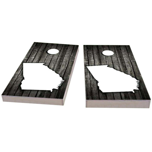 Georgia Wood Slat All-Weather Cornhole