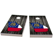 Georgia Wood Slate & Map Cornhole Boards
