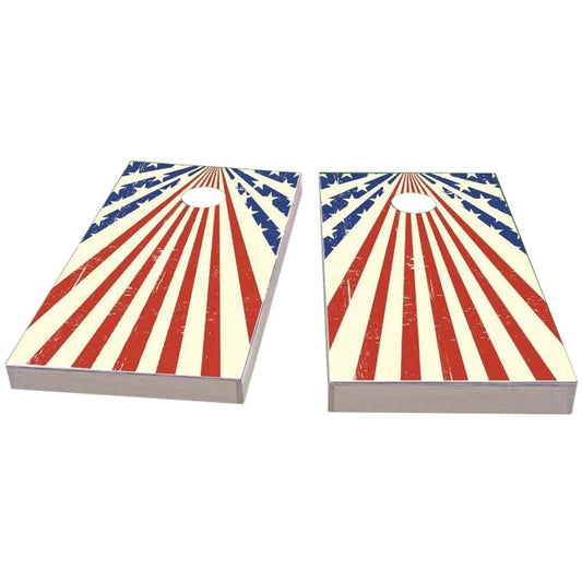 American Flag Star Spangled All-Weather Cornhole