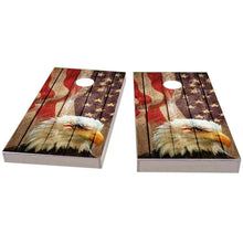 American Flag Distressed Eagle All-Weather Cornhole
