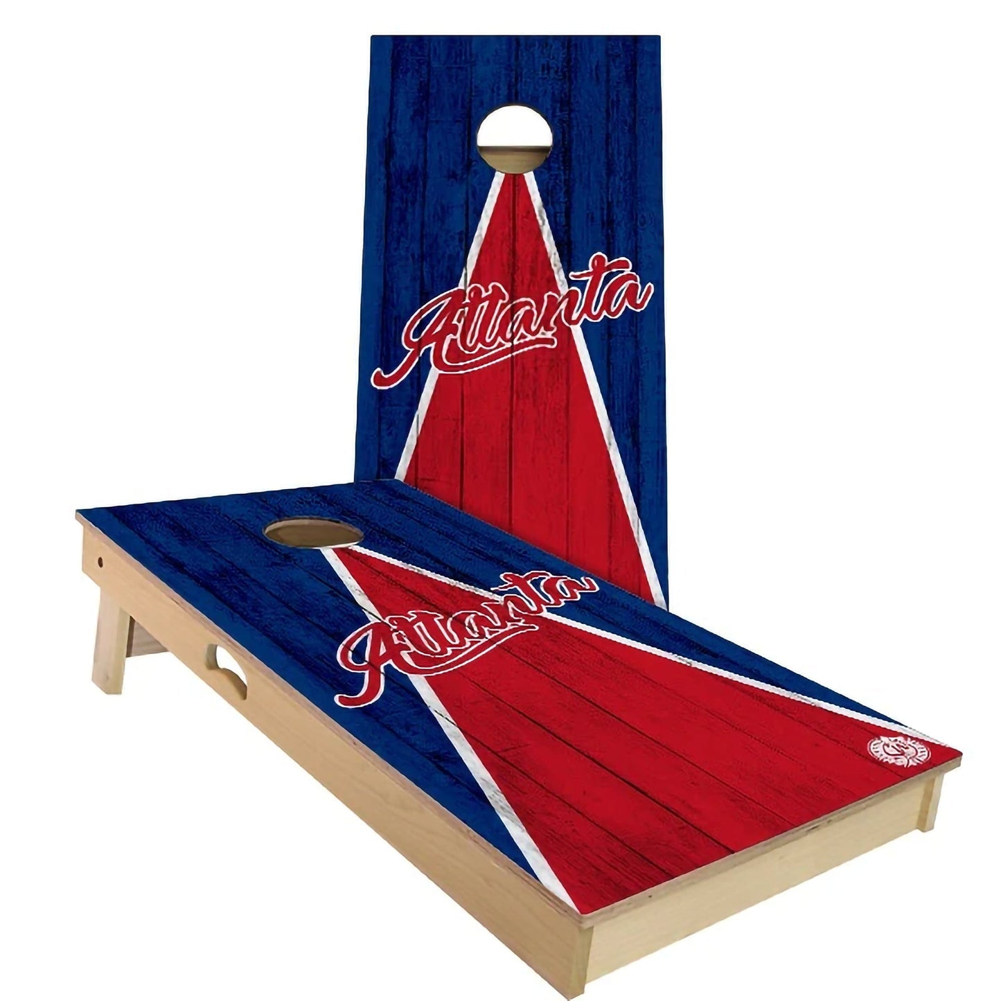 Atlanta Triangle Baseball Weatherproof Cornhole Boards