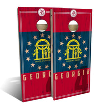 Georgia State Flag 2.0 Cornhole Boards
