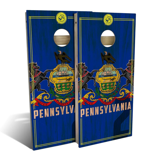 Pennsylvania State Flag 2.0 Cornhole Boards