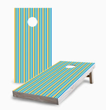 Stripe Pattern Cornhole Boards
