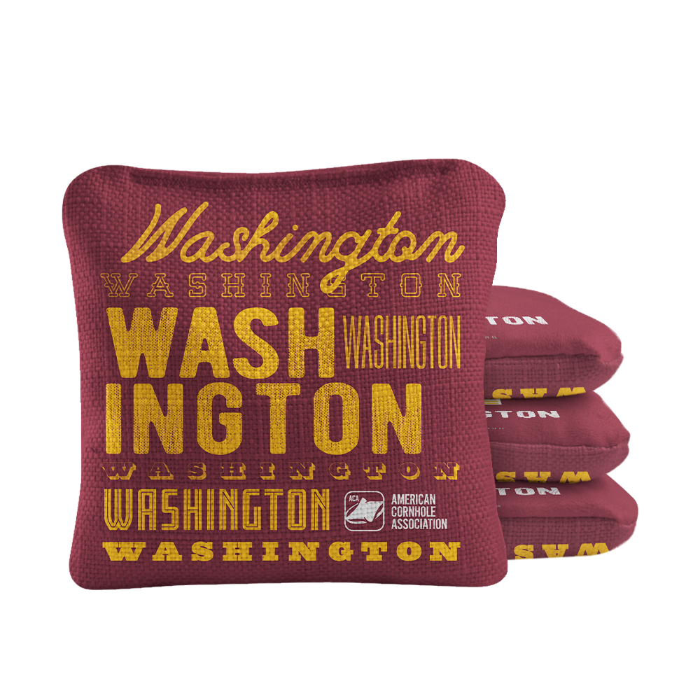 Gameday Washington Football Synergy Pro Maroon Cornhole Bags