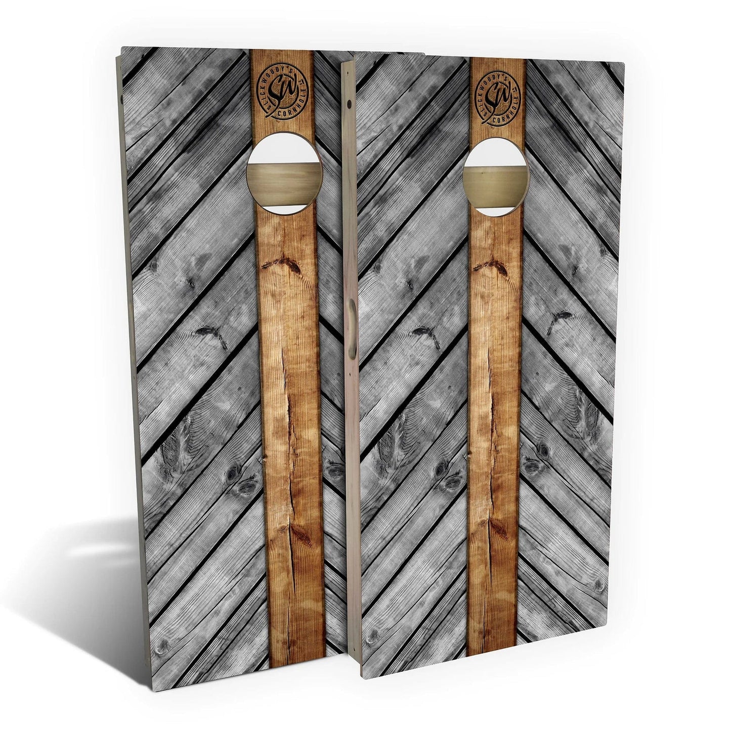 Grey Lines Weatherproof Cornhole Boards