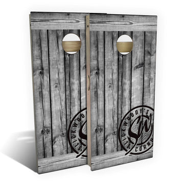 Woodgrain Cornhole Boards – Skip's Garage