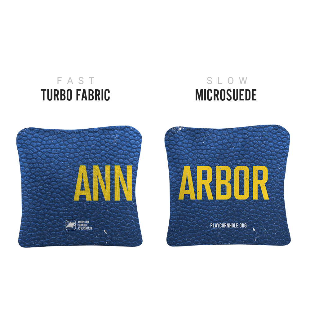 Gameday Ann Arbor Synergy Pro Blue Bag Fabric