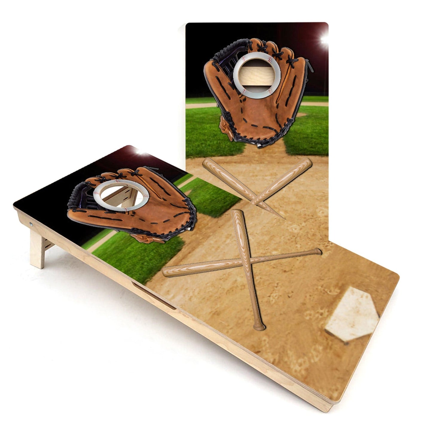 Baseball Bats All-Weather Cornhole Boards