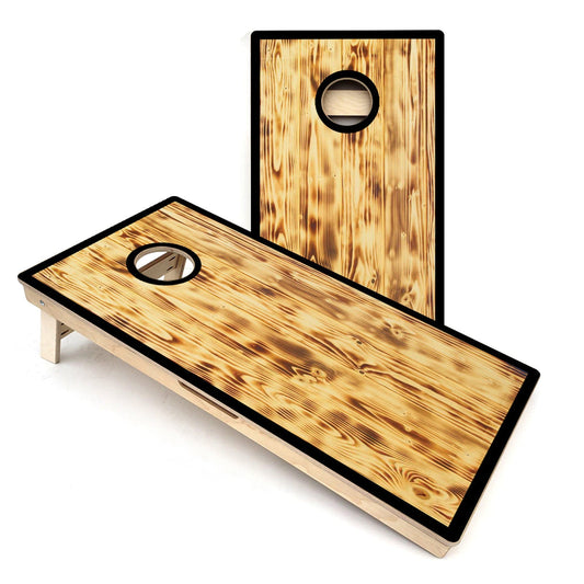 Burnt Wood All-Weather Cornhole Boards