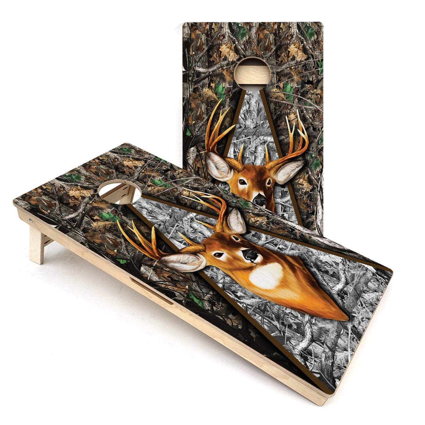 Camo Deer All-Weather Cornhole Boards