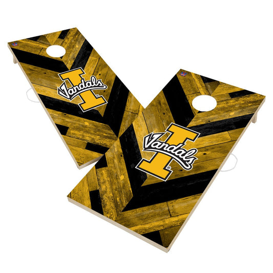 Idaho Vandals Cornhole Board Set - Herringbone Design