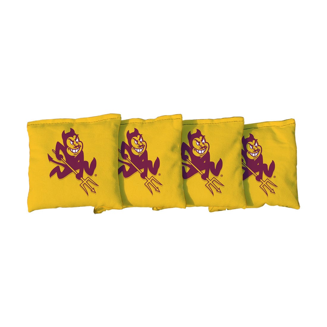 Arizona State Sun Devils Yellow Cornhole Bags