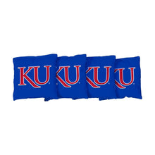 Kansas Jayhawks Blue Cornhole Bags
