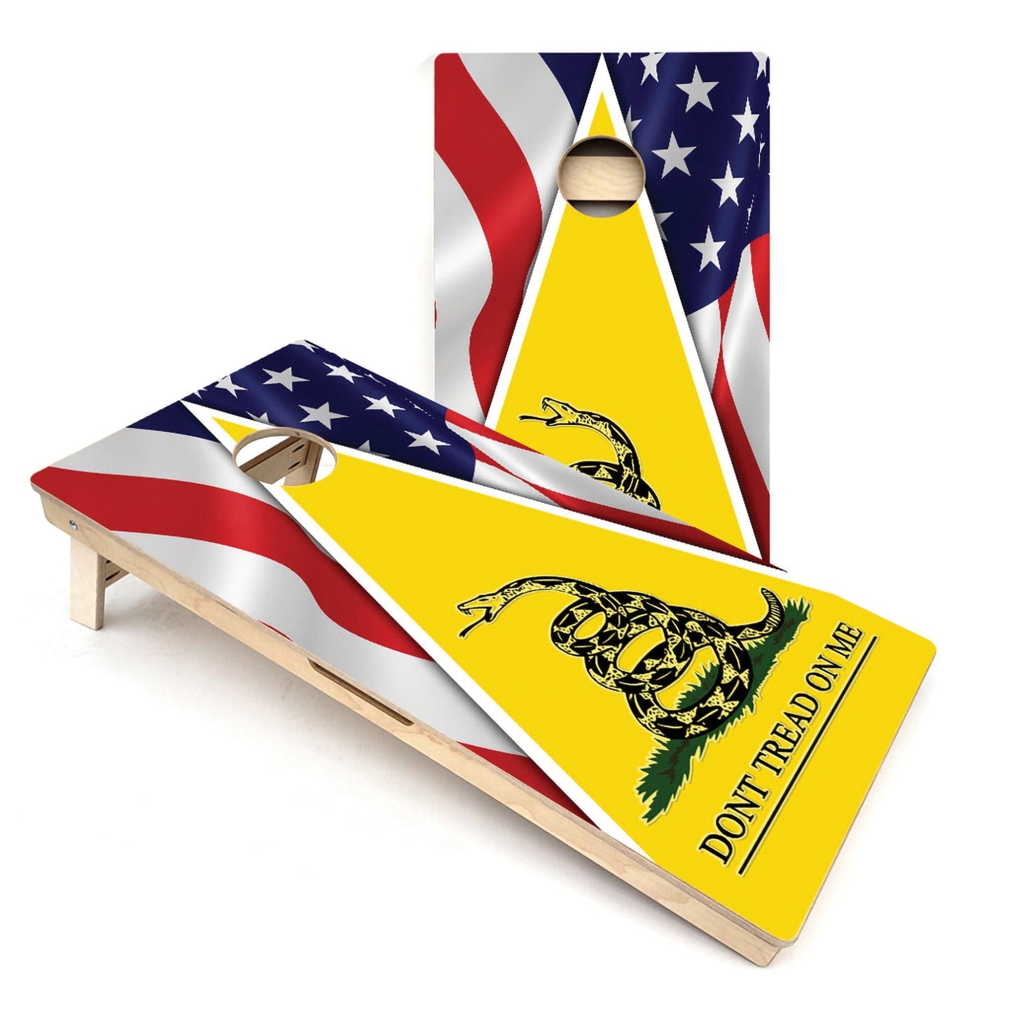 Don't Tread Triangle All-Weather Cornhole Boards