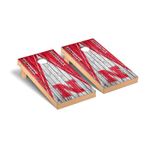 Nebraska Cornhuskers Cornhole Board Set - Triangle Weathered Version
