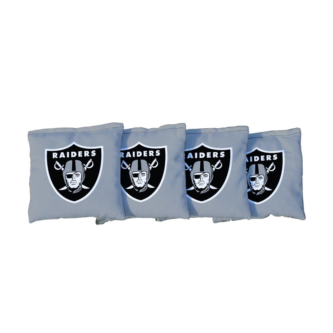 Las Vegas Raiders NFL Grey Cornhole Bags