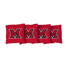 Miami University RedHawks Cornhole Bags Version 1
