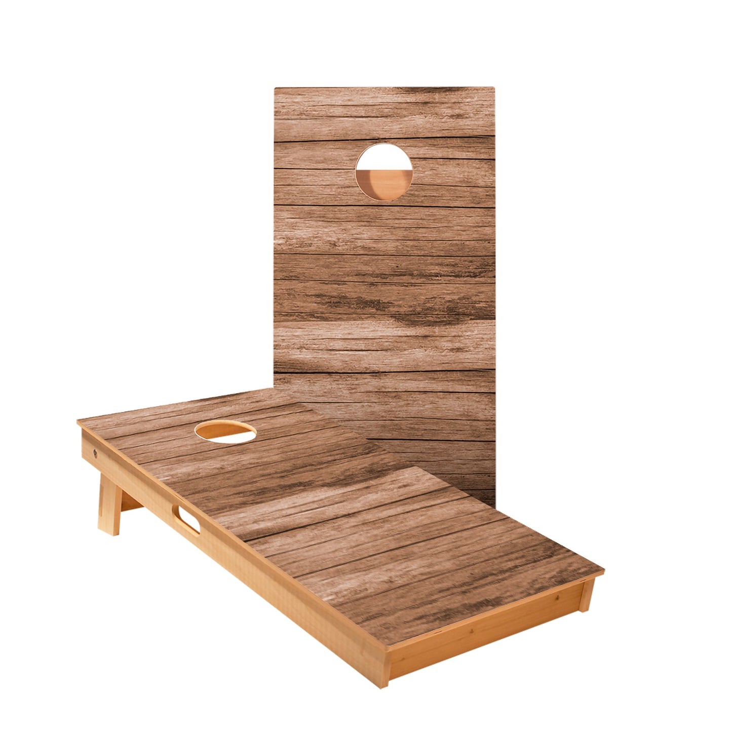 Horizontal Barn Wood Cornhole Boards