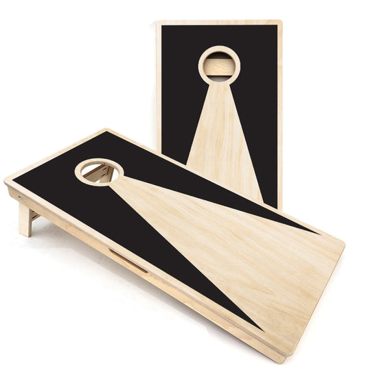 Black Triangle All-Weather Cornhole Boards