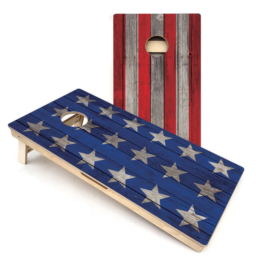 USA Large Stars & Stripes All-Weather Cornhole Boards