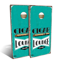 Man Cave Cigar Lounge Cornhole Boards
