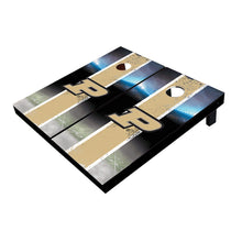 Purdue Boilermakers Field Long Stripe Matching Gold All-Weather Cornhole Boards
