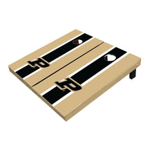 Purdue Boilermakers Black And Gold Matching Long Stripe All-Weather Cornhole Boards
