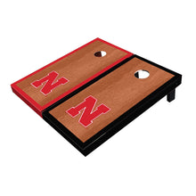 Nebraska Cornhuskers Rosewood Alternating Border All-Weather Cornhole Boards
