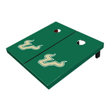 South Florida USF Bulls Green Matching Solid All-Weather Cornhole Boards
