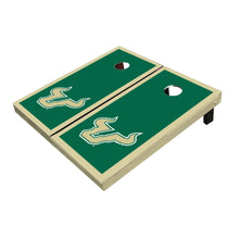 South Florida USF Bulls Green Matching Border All-Weather Cornhole Boards
