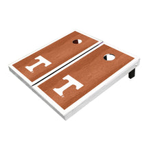 Tennessee Volunteers White Rosewood Matching Border All-Weather Cornhole Boards
