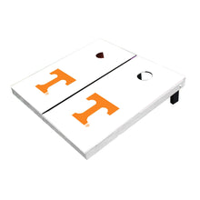 Tennessee Volunteers White Matching Solid All-Weather Cornhole Boards
