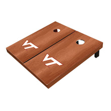 Virginia Tech Hokies Solid Rosewood All-Weather Cornhole Boards
