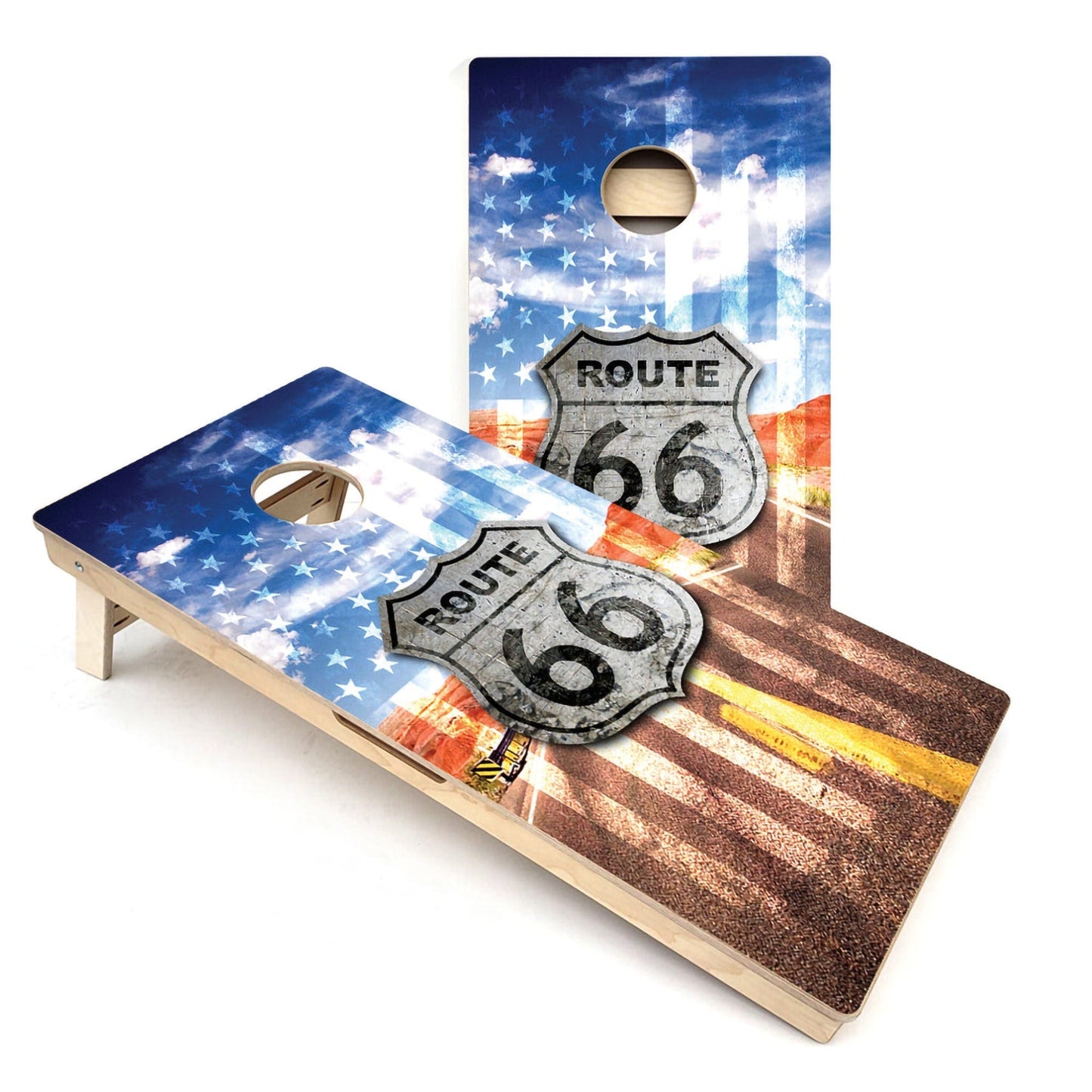 Route 66 All-Weather Cornhole Boards