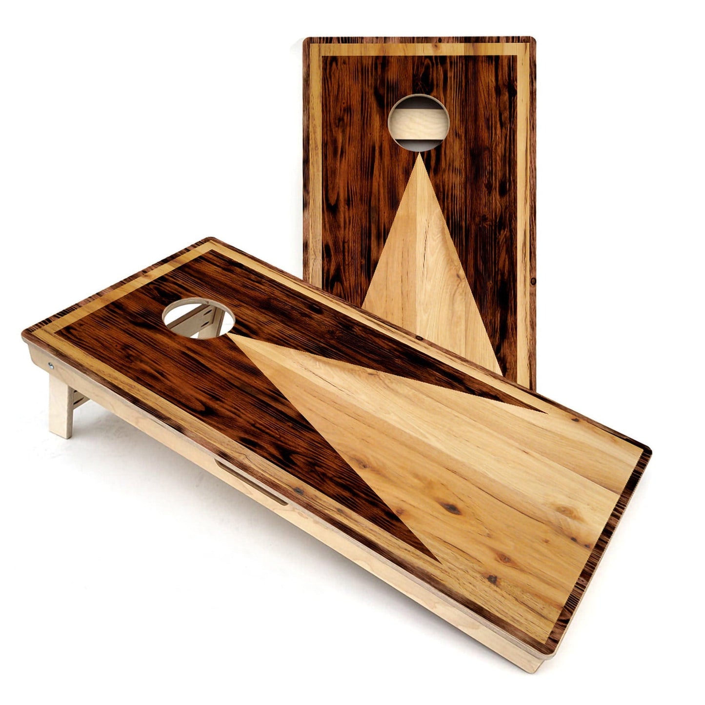 Wooden Triangle All-Weather Cornhole Boards