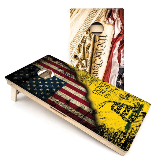 We The People & Dont Tread USA All-Weather Cornhole Boards