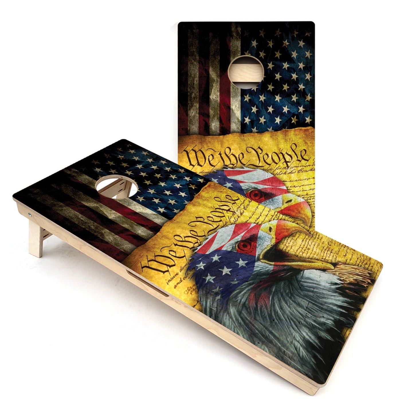 We The People Eagle USA Cornhole Boards